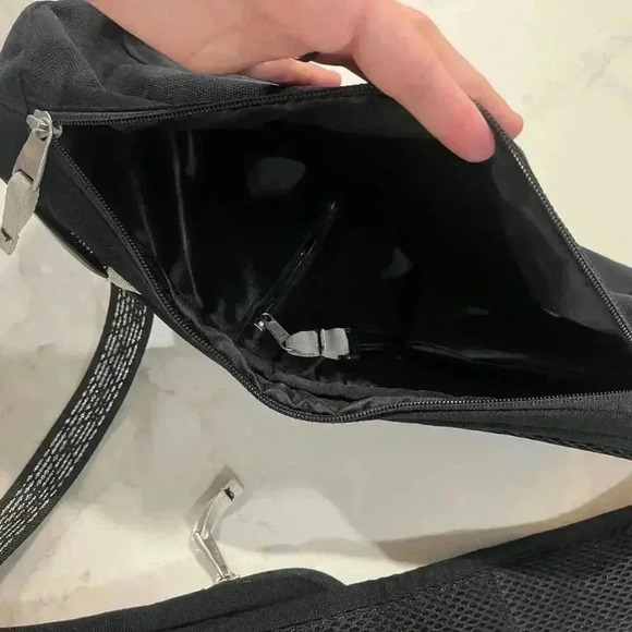 Chaco Radlands Sling Pack and Mini Hip Pack Matching Set Black Silver Metallic - Picture 3 of 10